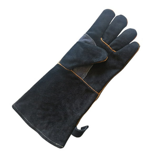 1 Par de Guantes de Parrilla Extremadamente Resistentes al Calor, Largos, en Tamaño Universal Guantes de Horno Guantes de Chimenea para Barbacoa, Cocina, Horno, Horno Microondas Xemadio 2033521
