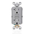 thumbnail image 3 of Leviton 013-GFTR2-0GY 20 Amp Grey Smartlock Pro Self-Test GFCI, 3 of 5