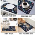 thumbnail image 4 of 2 Pack Dish Drying Mat Drying Mat for Kitchen Counter, Coffee Mat Coffee Maker Mat Dish Drying Mats for Kitchen Counter 19.5x12Inch Dish Drying Pad Ultra Absorbent and Non-Slip Coffee Machine Mat, 4 of 6