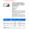 thumbnail image 2 of Left Mirror - Compatible with 2003, 2005 - 2006 GMC Sierra 1500 HD Crew Cab Pickup 4-Door 6.0L V8 Naturally Aspirated OHV GAS, 2 of 2