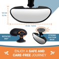 thumbnail image 5 of Cozy Greens Rearview Baby Car Mirror Windshield Infant Front Facing Shatterproof Child Safety Mirror, 5 of 7