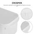thumbnail image 2 of NICEXMAS 2pcs Butter Storage for Fridge White PE Covered Butter Container for Households, 2 of 8
