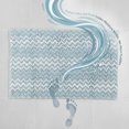 thumbnail image 5 of Unique Bargains Ultra Soft Non Slip Machine Washable Chenille Bath Mat Blue 32" x 20", 5 of 6