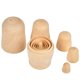 thumbnail image 3 of Muñecas rusas de madera sin pintar, juego de 6 muñecas rusas apilables Matryoshka, juguetes para niños y niñas, decoraciones de regalo, 3 of 5