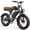 Black, variant on 1500W Peak Electric Bike,20*4.0" Fat Tire Fat Tire E-Bike with Dual 48V Battery,Suspension ForkGreen