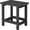 Black, variant on Weatherproof Outdoor Side Table, HDPE Small Outdoor Table for Adirondack, 16.6-Inch Patio Square End Tables for Garden, Backyard, Porch, Deck, Balcony, Poolside (Black)