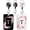 2pack-t, variant on 2 Pack A-Z Letter ID Badge Holder with Clip Badge Reels Retractable Heavy Duty,Keychain,ID Holder for School Nurse Office Z