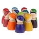thumbnail image 4 of 24 Piezas Rainbow Wooden Colorful Pintado Peg Dolls Niños Niños, 4 of 9