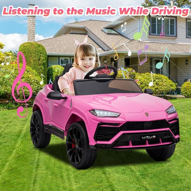 Lamborghini 12V Motorized Ride On Car with Remote Control, LED