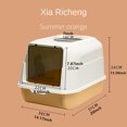 thumbnail image 2 of Keep Your Home Smelling Fresh with this Fully Enclosed Anti-Splash Cat Litter Box!, 2 of 7