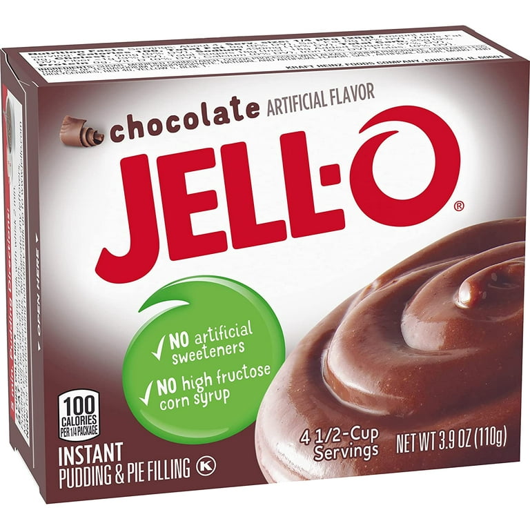 パンツ pudding Jell-O Instant Pudding Mix, Chocolate Flavor, 3.9 oz Pack of 8