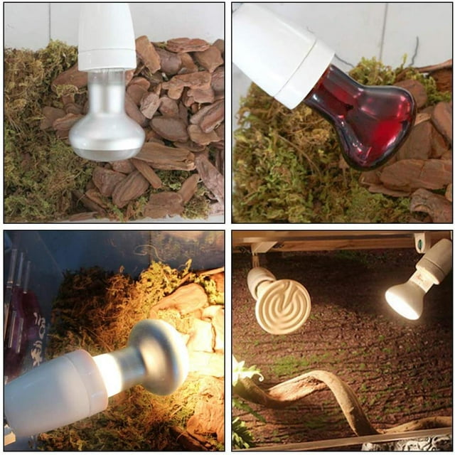 stanreset 400W Heating Lamp Socket E27 Rotatable Heating Lamp Base Ceramic Socket with Switch for Aquarium Reptile No.2