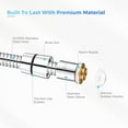 TRAHOOShower Hose Extra Long 118 Inches, 304 Stainless Steel Handheld