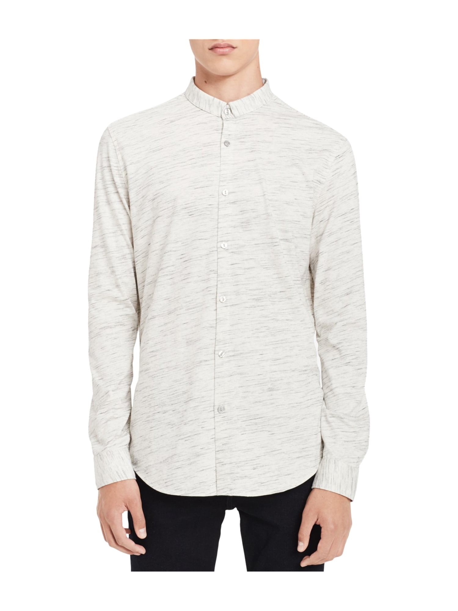 Calvin Klein Mens Jersey Button Up 