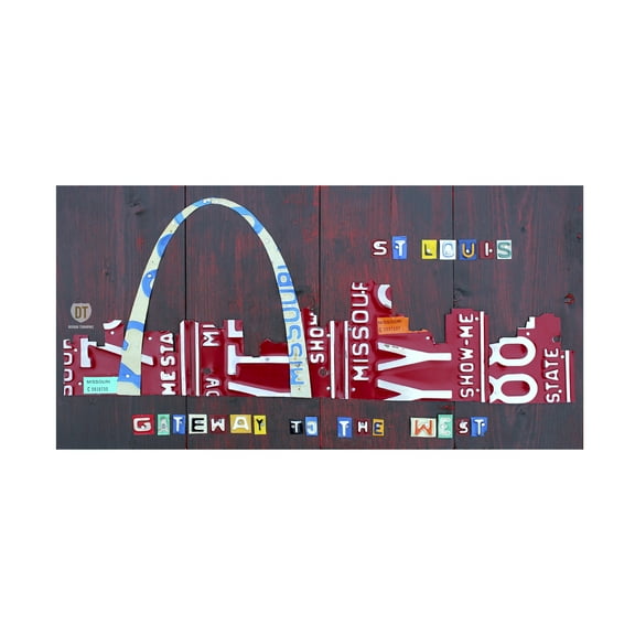 Trademark Fine Art 'St. Louis Skyline' Canvas Art by Design Turnpike