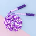 thumbnail image 1 of Adjustable Beaded Jump Rope, Soft Segmented Skipping Rope with Anti-Slip Handles for Fitness Training, 1 of 7