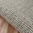 thumbnail image 5 of Ox Bay Gingham Checks Grid Wool Hooked Area Rug, Cream / Brown, 5' x 7' 9", 5 of 9