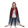 thumbnail image 3 of Honeii French Bulldog In Sunglasses Print Poncho Cape, Cloak Coat, Snuggly Hooded Wearable Blanket, Hooded Cape For Teenagers,Halloween Costumes-Small, 3 of 7