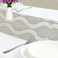 thumbnail image 4 of Yayeee Table Runner 70 inches Long Home Kitchen Dinning Party Decoration, Light Gray Pattern, 4 of 7