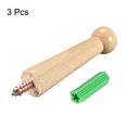 thumbnail image 2 of Gancho de madera maciza para colgar en la pared con acabado suave, clavijas de madera para organizar el almacenamiento en el hogar, ganchos de madera sin terminar listos para pintar o teñir, diseño, 2 of 3