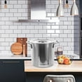 thumbnail image 3 of Omeite Stainless steel soup bucket brine bucket porridge bucket stew pot (25cm), 3 of 7