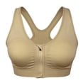 thumbnail image 6 of Saient Women's Front Zipper Sports Bra Wire-Free Push Up Sports Top Fitness Yoga Bra Tops, 6 of 10