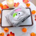 thumbnail image 4 of Pumpkin Hooded Dog Halloween Costume, Orange Pet Bath Towel Cloak, After-Bath Pet Drying Wrap, Pet Halloween Costumes for Halloween Party Decoration (Orange), 4 of 6