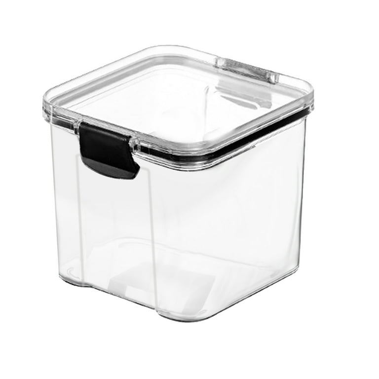 Wholesale 42oz 58oz 76oz Clear Glass Food Jar Container Clear Storage  Containers with Stainless Steel Lids Airtight Glass Canisters for Kitchen  Home Daily Use - China Food Storage Containers and Glass Storage
