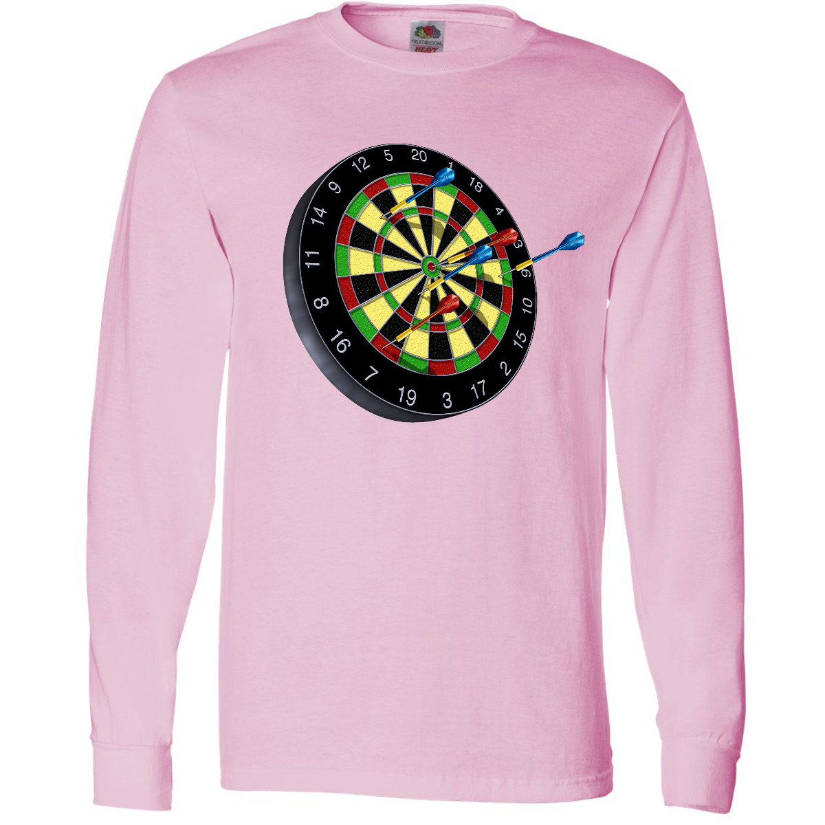 Inktastic Dart Board Long Sleeve T-Shirt