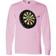 thumbnail image 3 of Inktastic Dart Board Long Sleeve T-Shirt, 3 of 5