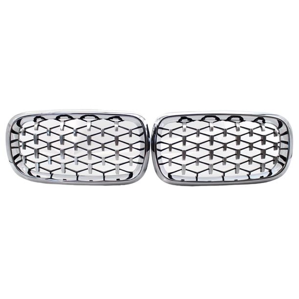 Parrilla delantera 51137316061 51117294485 51117294486 para x5 F15 Accesorios Coche Reemplaza piezas de repuesto Plata Macarena Parrilla delantera Parrilla