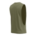 thumbnail image 6 of Men Workout Tank Top Gym Bodybuilding Sleeveless Muscle T Shirts Green S, 6 of 9