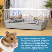 Prevue Pet 5524 Ranch Universal Small Animal Home, Gray & White