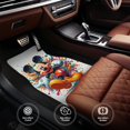 thumbnail image 4 of Cartoon Mickey Mouse And Minnie Mouse Car Floor Mats Universal Floor Mats for Cars Front Rear Car Foot Mats Cute Anime Pattern Car Accessories for Trucks, 4 of 5