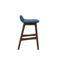 thumbnail image 2 of Brown Wooden Counter Height Chair with Back – Stylish Bar Stools for Kitchen, 2 of 6