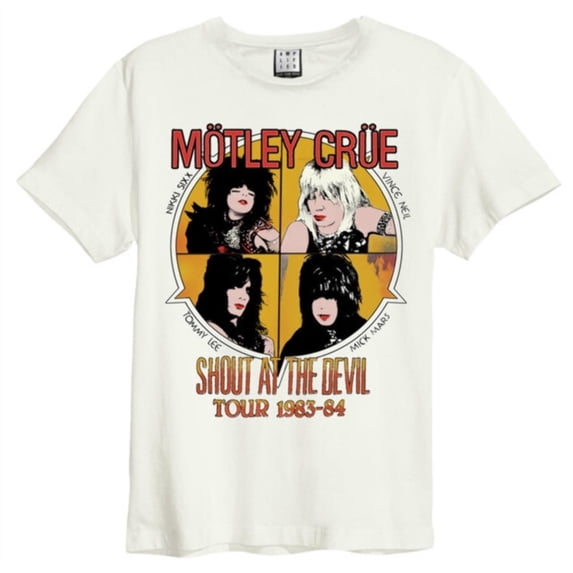 MOTLEY CRUE SHOUT AT THE DEVIL AMPLIFIED VINTAGE XXL WHITE