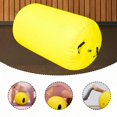 thumbnail image 1 of Colchoneta inflable para gimnasia con rodillo de , portátil, para entrenamiento con resorte de espalda, color amarillo, para flexiones de espalda Ancho 80 cm, 1 of 7