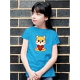thumbnail image 2 of Cute Shina Inu W Heart T-Shirt Juniors -Image by Shutterstock,  Large, 2 of 4