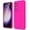 Hot Pink, variant on KOMI for Samsung Galaxy S23 Phone Case Liquid Silicone,Fluorescent Bright Solid Color, Cute Thin Slim Soft Rubber TPU Plain Smooth Gel Matte Protective Cover for Women Girl Bumper, Fuchsia Red