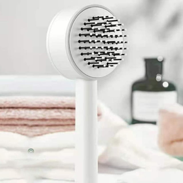 ín de aire Peine de Cepillo de pelo Peine de limpieza de una tecla Cepillo de para todos blanco Colcomx Cepillos de pelo