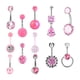 thumbnail image 4 of 12 Uds. Anillos Para Ombligo, Barra Para Ombligo Rosa, Piercing Para Ombligo Moderno, 4 of 8