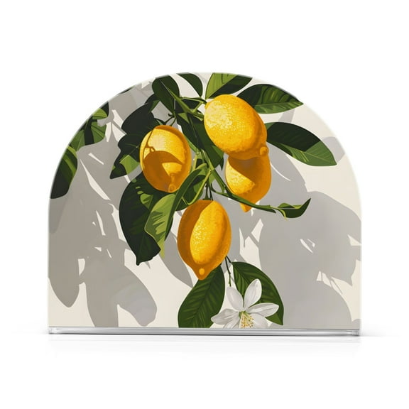 Hanging Lemons Napkin Holders for Tables Napkin Stand Paper Holder Organizer Tabletop Tissue Box Dispenser
