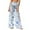 #A06-White, variant on Women's Chiffon Dress Boho Hawaii Gradient Cover Up Beach Wide Leg Palazzo Pants Elastic Waist Trouser Lightweight Fashion Bathing Wear High-Waisted Tummy Control Long Swimwear Summer Outfits 2026