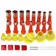 thumbnail image 1 of Feltree Family Use Integrated Rubber Nozzle Tool Kit, Rubber Nozzle Tool with Base, Stainless Steel Material, Caulking Nozzle Applicator Coating for Home, 1 of 8