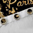 thumbnail image 4 of jejeloiu Cute Butterflies Black Out Curtains,Gold Eiffel Tower Curtains Pack of 2 (42x63 Each) For Adults, 4 of 6