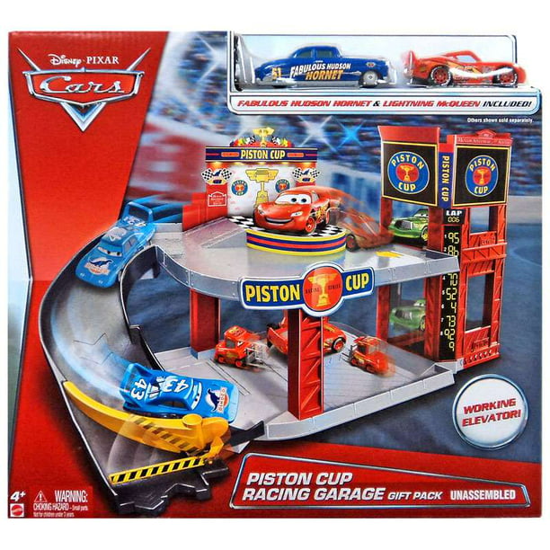 Disney Cars Piston Cup Racing Garage Playset [Includes Hudson Hornet