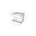thumbnail image 6 of Paris 4 Piece Twin Size Bedroom Set, White, 6 of 9