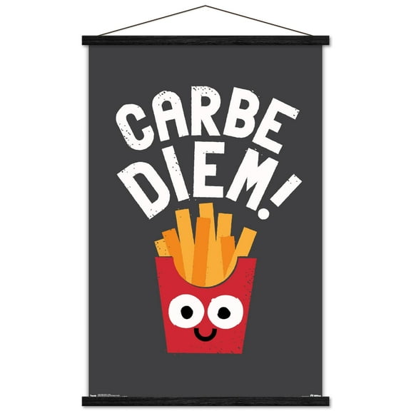 DaVid Olenick - Carbs Wall Poster with Wooden Magnetic Frame, 22.375" x 34"