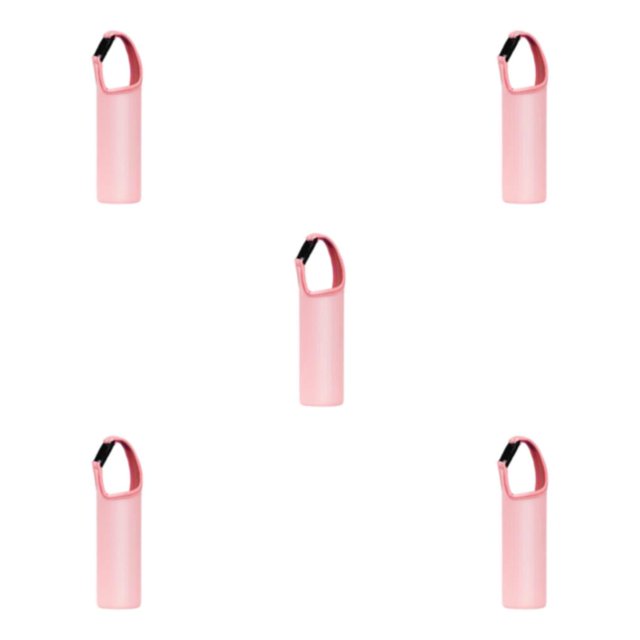 Injueey Funda de neopreno para taza y aislar bebidas en cualquier lugar conveniente funda de PU funda para botella bolsa de agua duradera rosa Type2 NO2