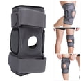 thumbnail image 3 of Knee Support Sleeve, Knee Sleeves Wear-Resistant Durable Detachable Foldable Lightweight Protective  for Basketball for Running for Football Grey L, 3 of 7